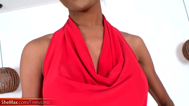 Feminine femboy in black fishnets whips out a big cock_main_thumbnail