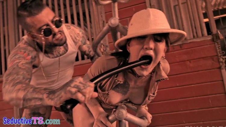 Submissive TS anallydrilled and anallytoyed in the stable_main_thumbnail