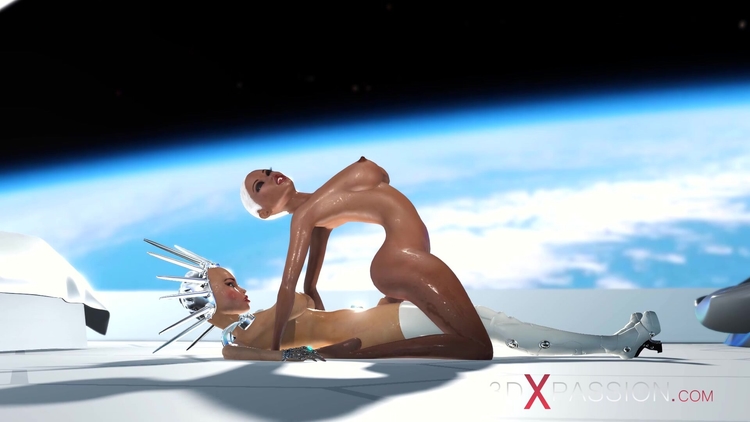 Super sexy android dickgirl fucks a hot ebony on a spaceship_main_thumbnail