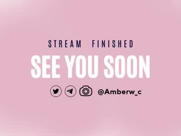 Read my biography 👇.Instagram: Amberw_c. live cam