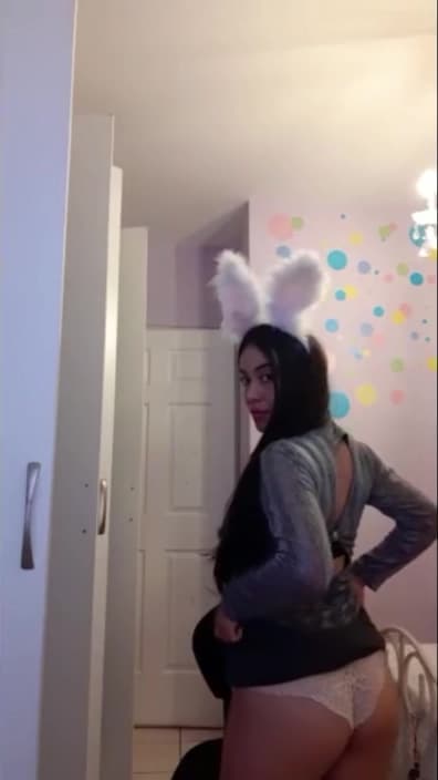 Cute teenage girl trying to show off her body in tight dress - teen 18+ strip_main_thumbnail