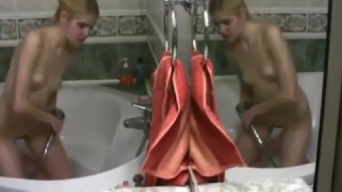 Blonde teen 18+ with small tits showering_main_thumbnail
