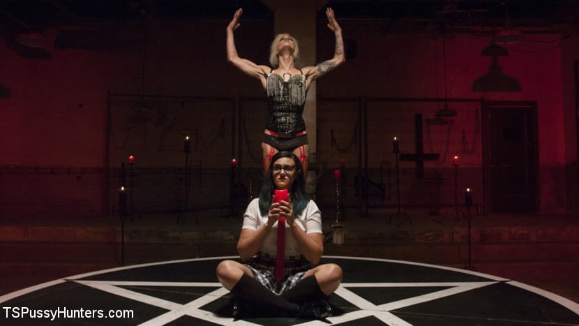 Sami Price Penny Barber in Penny Barber Summons Baphomet To Seek On Step mother Superior - TSPussyHunters_main_thumbnail