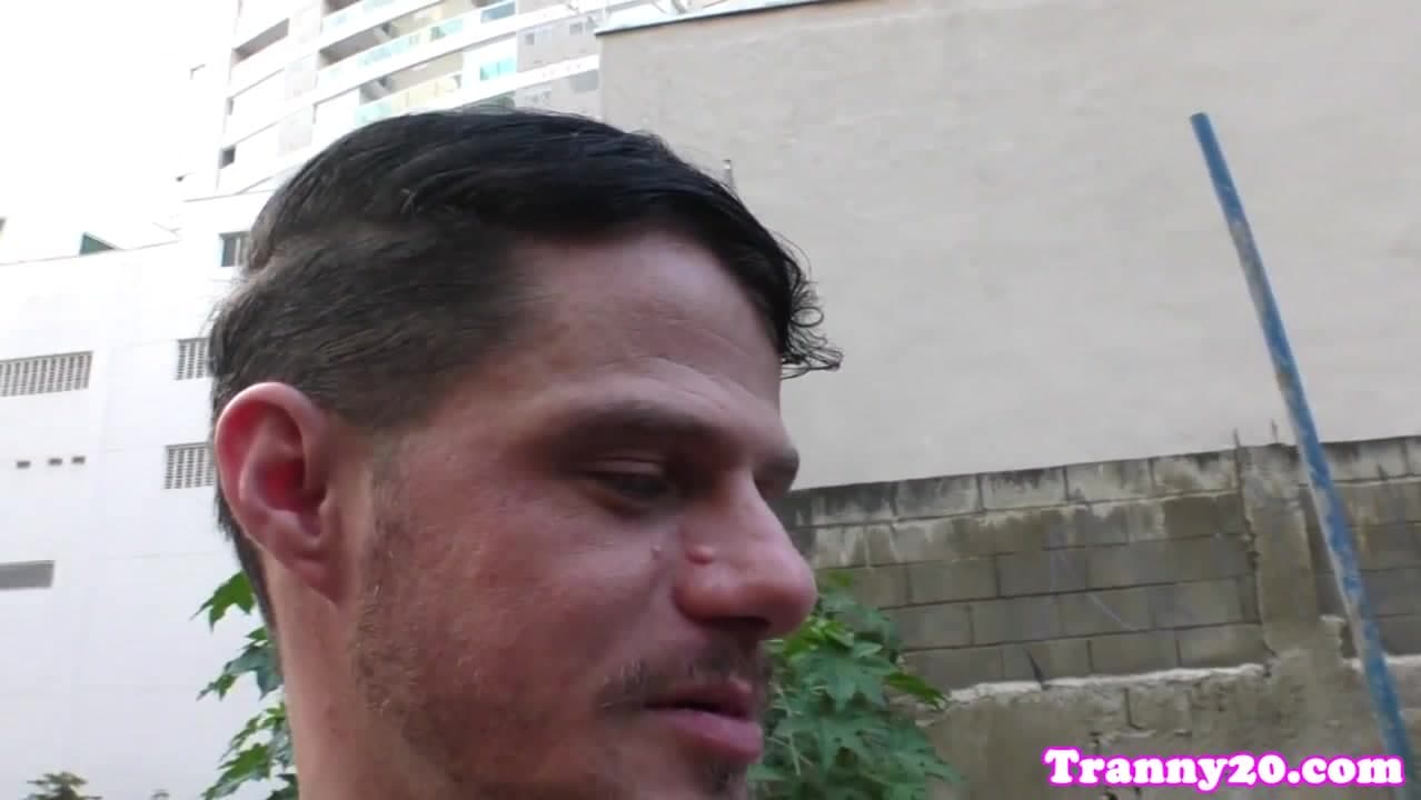 Tattooed tgirl tugs before cum over bigtits_main_thumbnail