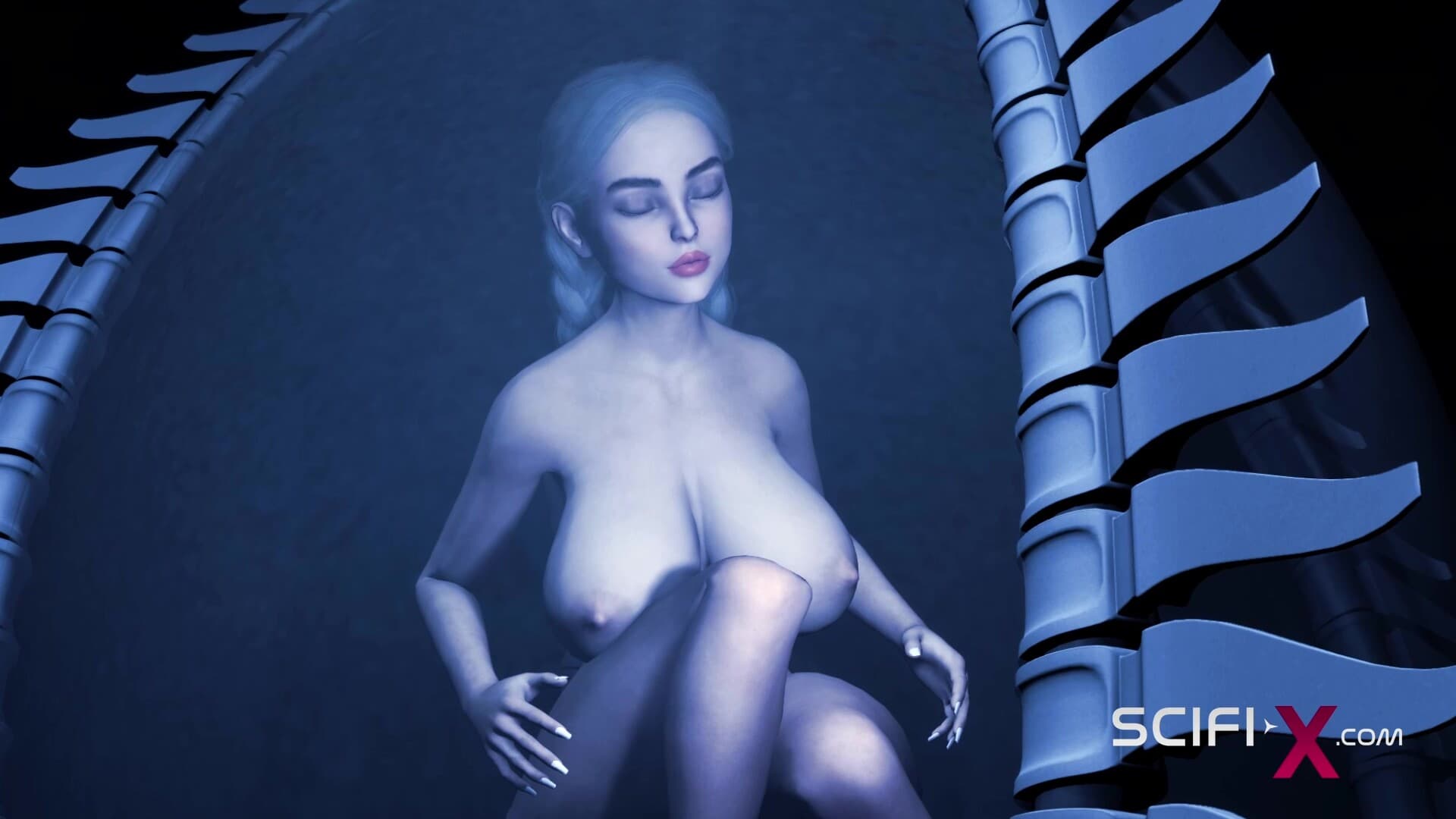 Hot alien sex in a dark cave with a horny Legal-age blonde_main_thumbnail