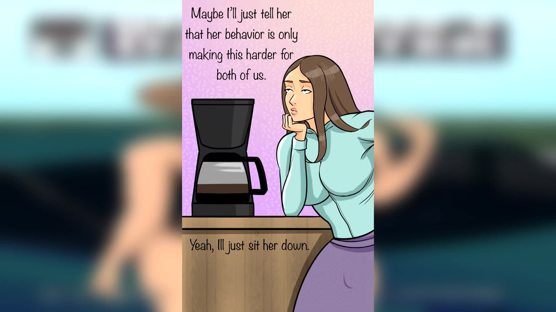 MOTION COMIC - Her StepDaughter - 2 - Futanari Chick Gets A Blowjob From Her Girlfriend!_main_thumbnail