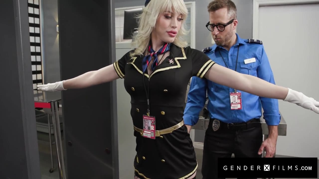 Cute Trans Stewardess Smashed By Kinky Guard_main_thumbnail