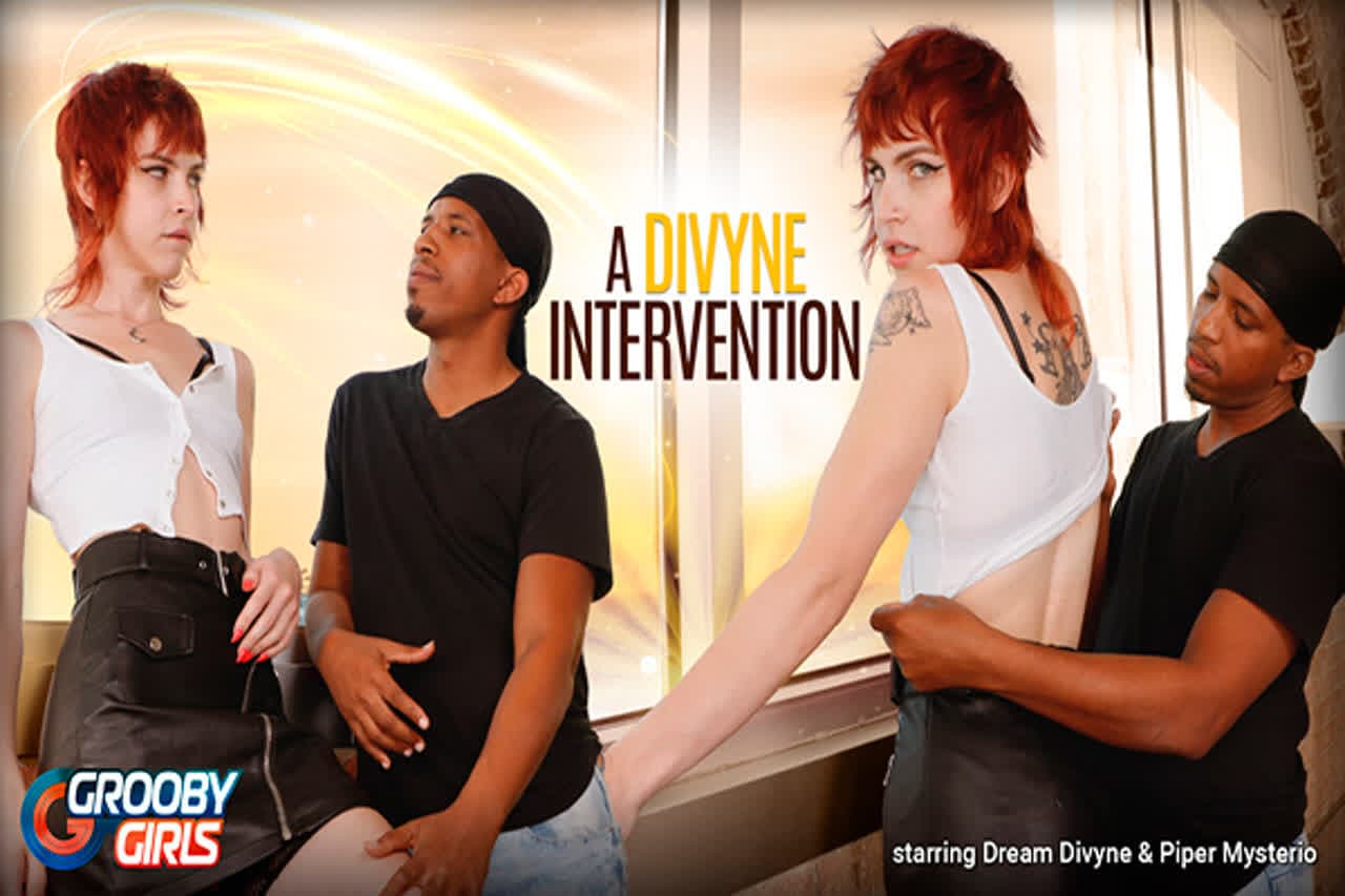 GROOBYGIRLS - Enjoy Dream Divyne Getting Fucked Bareback On The Sofa Here_main_thumbnail