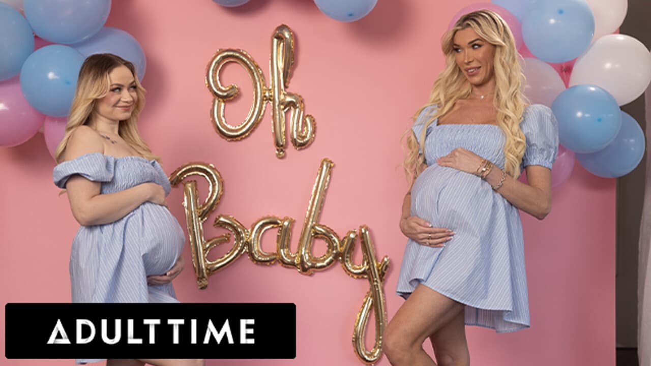 ADULT TIME - Horny Pregnant Besties Rylee Blake T-Girl Aubrey Kate Threesome WIth Cheating Hubby_main_thumbnail