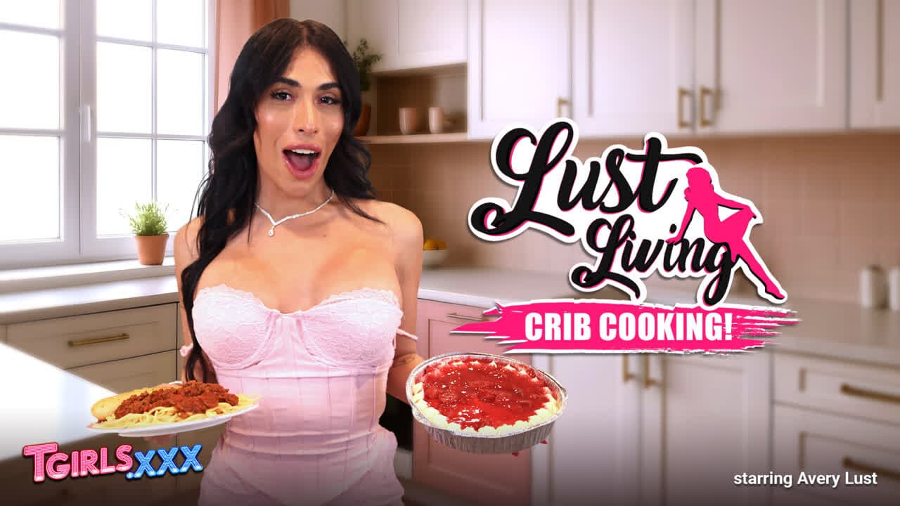 TGIRLS XXX - Avery Lust Striptease Time While Cooking_main_thumbnail
