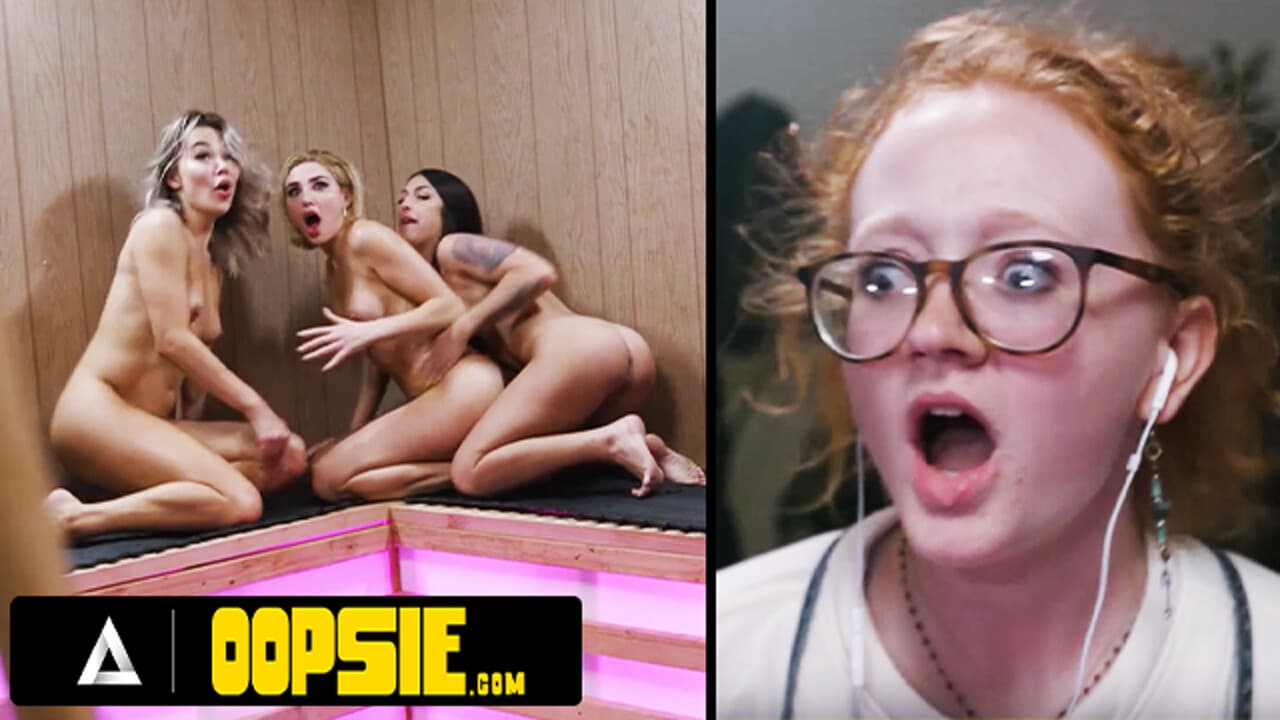 OOPSIE - Horny Cis Babe s Sneaky Handjob In Sauna Sparks Wild Trans Threesome Caught By Janitor_main_thumbnail