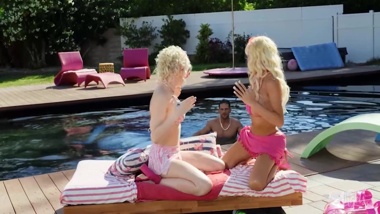 Roman Todd Sits In A Sun Lounger & Jerks Off As Izzy Wilde & Brittney Kade Playing With Their She-cocks_main_thumbnail