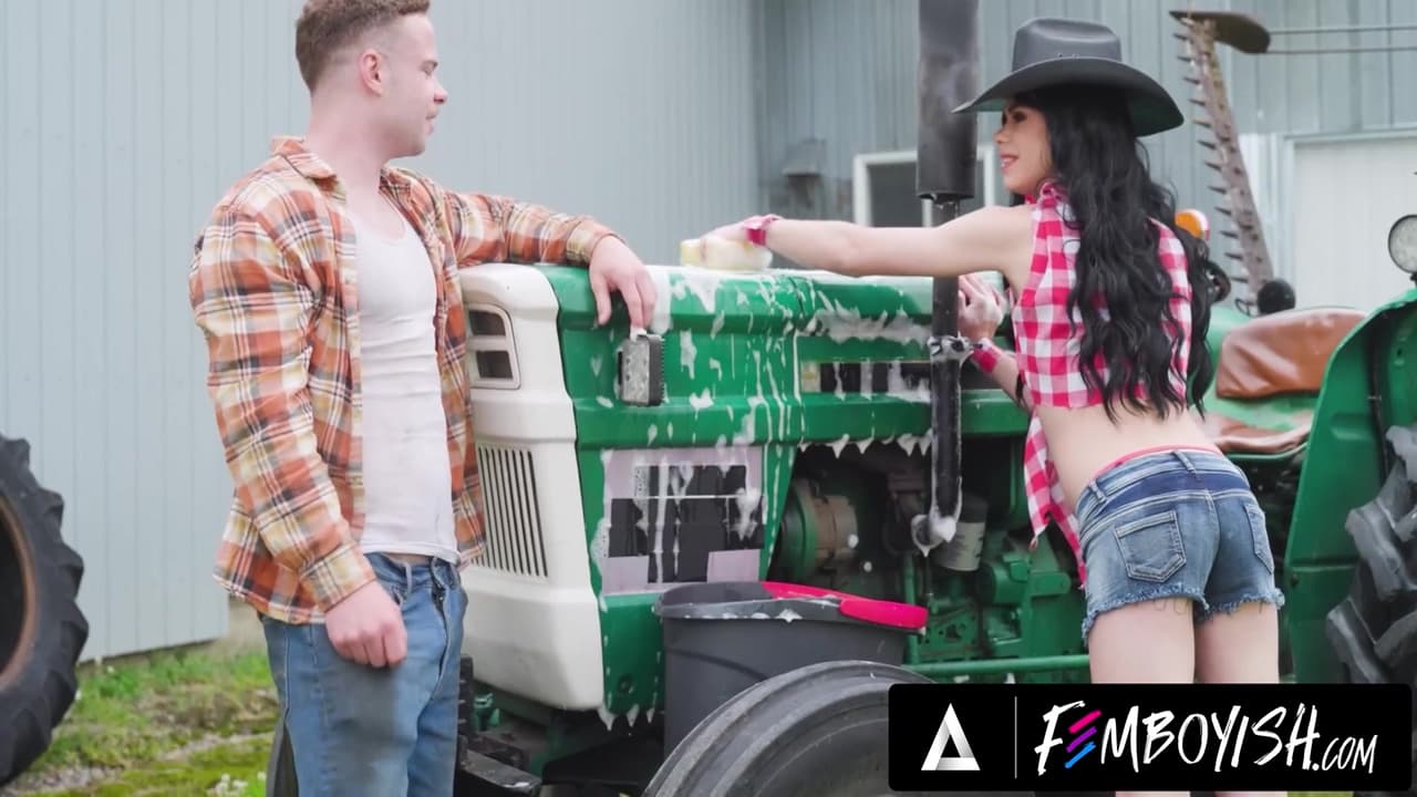 Ranch Owner Marcus Mcneil Hard Fucks Cowgirl Femboy Sydney Next To His Tractor_main_thumbnail
