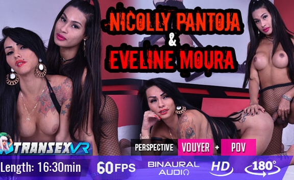 Eveline Moura,Nicolly Pantoja in Nicolly Pantoja & Eveline Moura - SexLikeReal Shemale_main_thumbnail